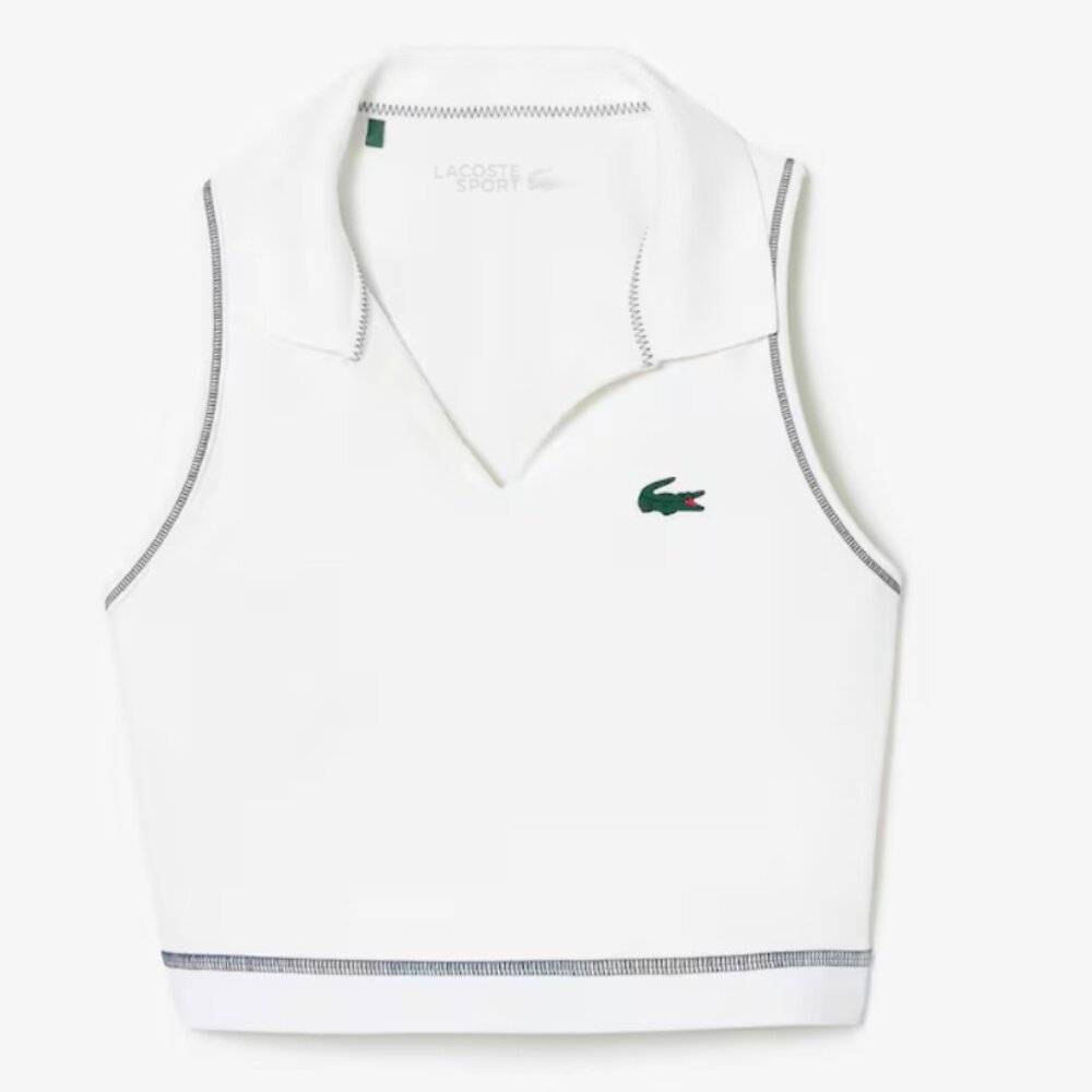 BNWT - Lacoste Sport - Women's Polo Style Stretch Sport Bralette - Size M
